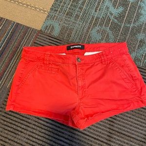 Express Shortie Low Rise Shorts